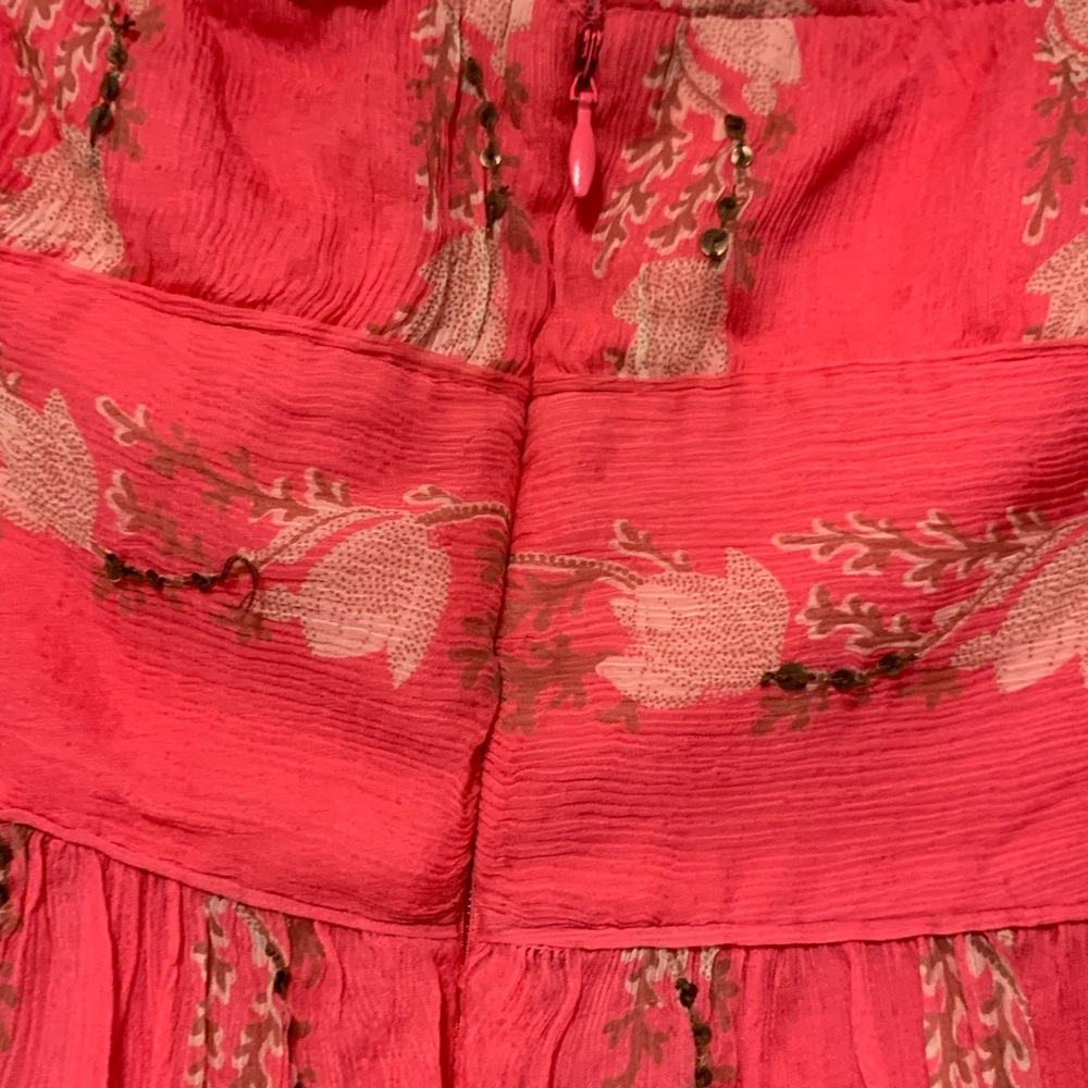 Vintage J Crew Silk Elegant Strapless Dress - Picture 8 of 14